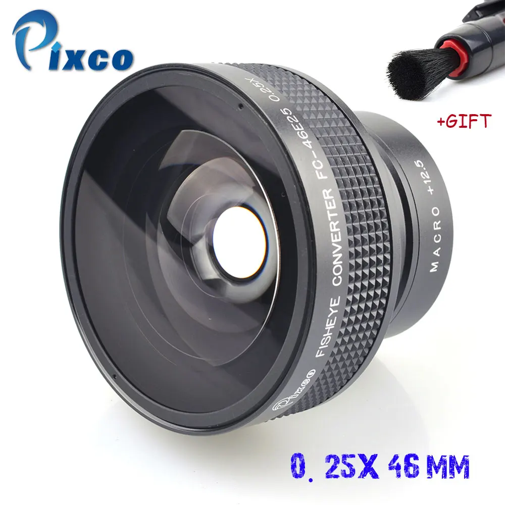 Супер Макро объектив Pixco 46 мм 0.25X широкоугольный рыбий глаз для Canon Fuji FX NIKON PENTAX DSLR