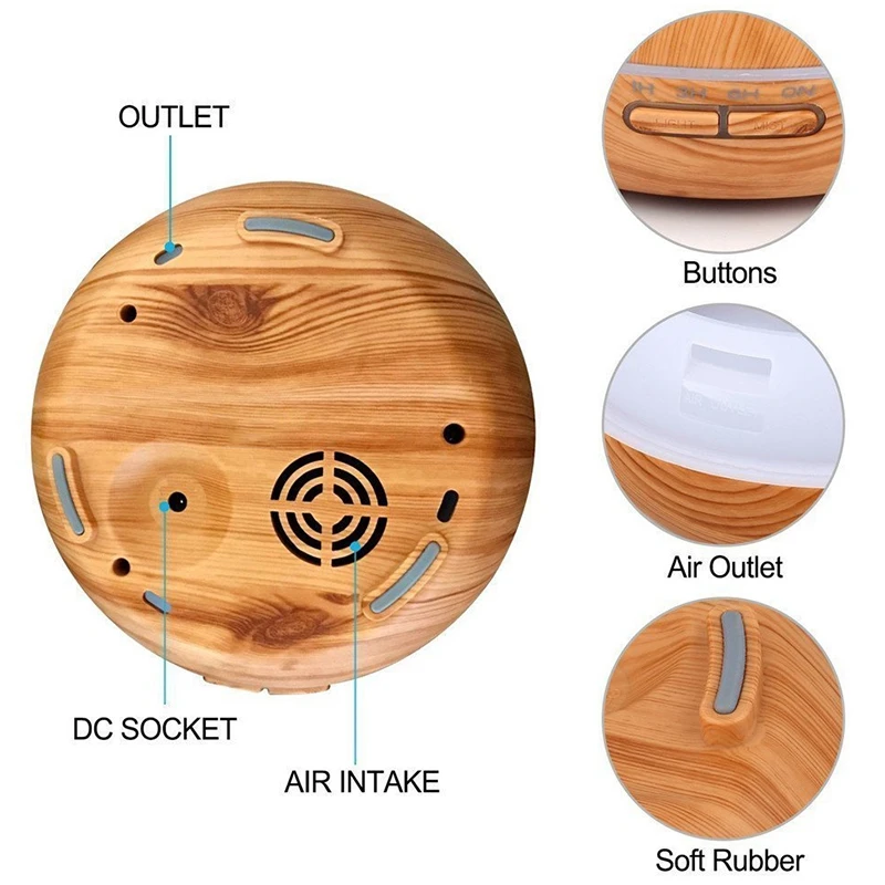 150 мл USB деревянный Электрический Ароматерапия Эфирные масла диффузор