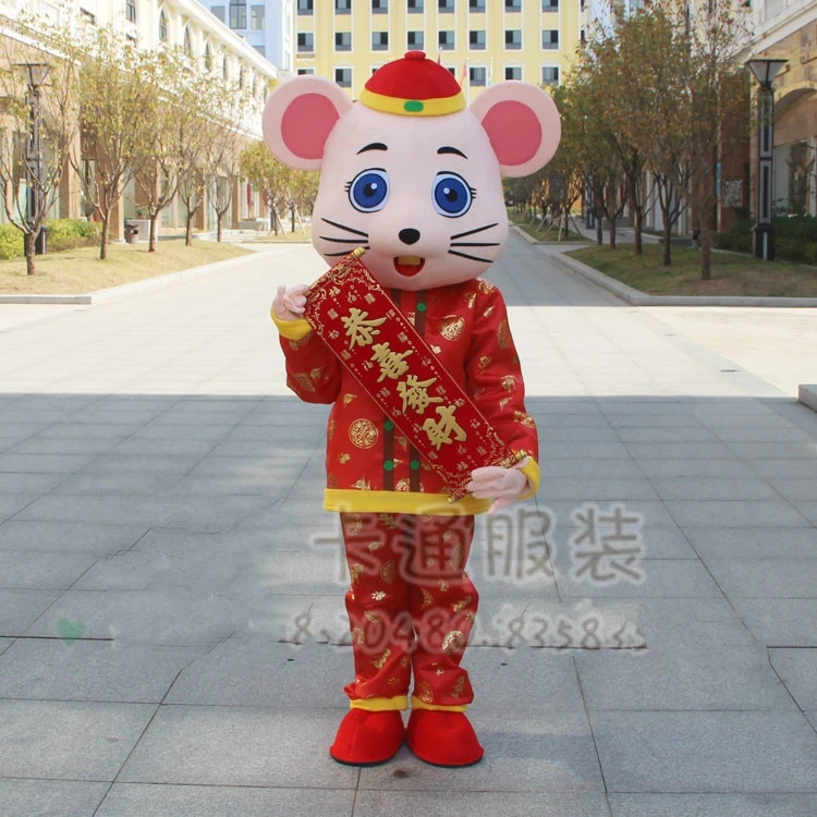

Mouse Mascot Costumes Tang costume Mouse Cartoon Apparel Halloween Christmas New Year Party Walking Mascot