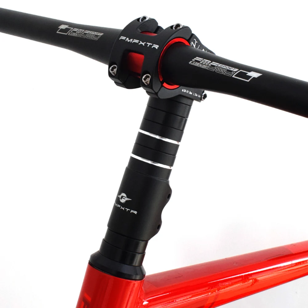 

FMFXTR Bike Fork Stem Riser Extender Extension Bicycle Cycling Bike Stem Head Up Raiser Handlebar Riser Adapter Aluminum Alloy