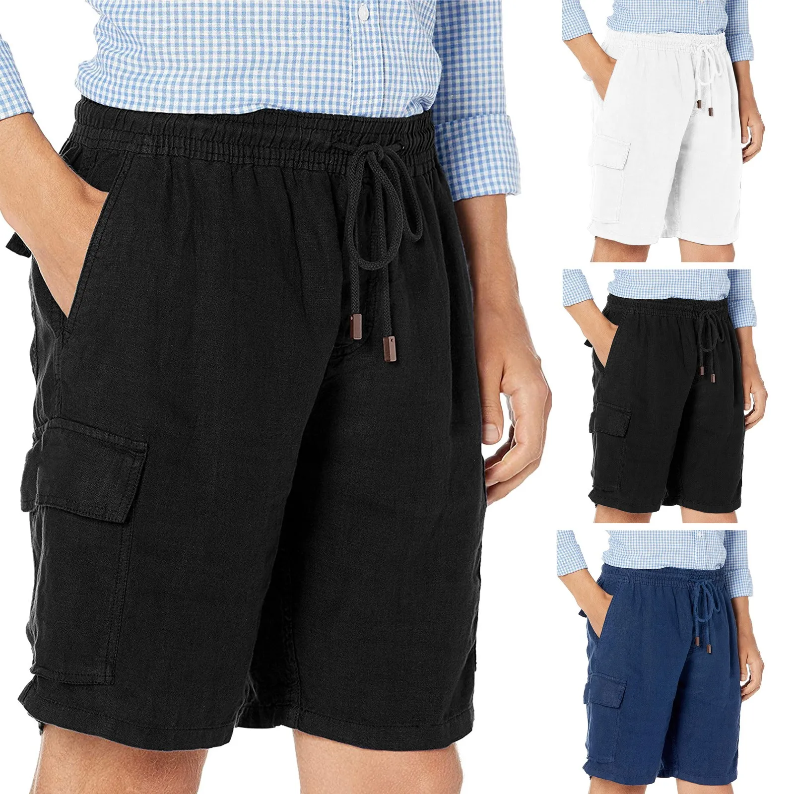 

New Men's Summer Casual Plus Size Shorts Tooling Simple Loose Sports Shorts High Quality Daily Fashion Comfy Shorts Dropshipping