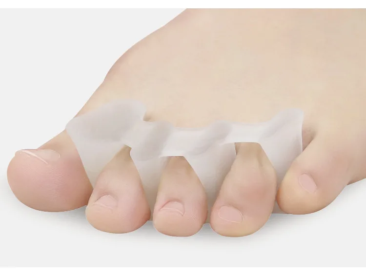 

1Pair Big Bone Orthopedic Bunion Correction Pedicure Socks Silicone Hallux Valgus Corrector Braces Toes Separator Feet Care Too