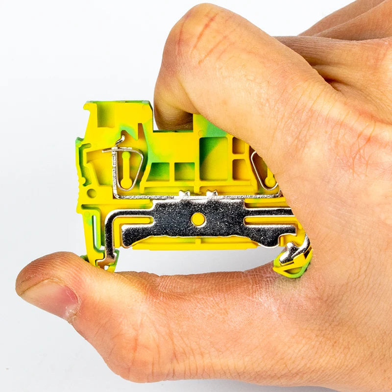 10 шт. ST1.5-PE din-рейку заземления пружинный клеммный блок возврата тяги типа