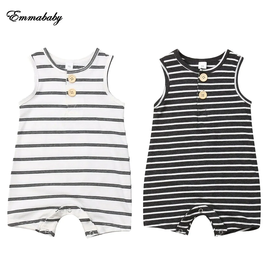 Новинка 2020 одежда в полоску для новорожденных мальчиков и девочек комбинезоны