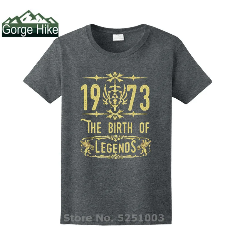 Футболка мужская хлопковая в ретро стиле с принтом о легендах рождении | Мужская