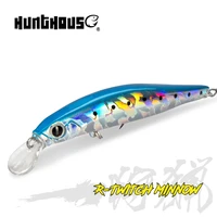 hunthouse official store fishing lure artist minnow 7cm 8cm solid body minnow lerrue peche mustad hook for seabass isca