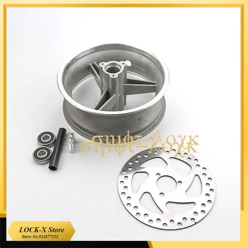

90/65-6.5 front Wheel hub,Sprocket,Brake disc ,Axle bearing fits 49cc Mini Dirt Bike e Scooter Moto