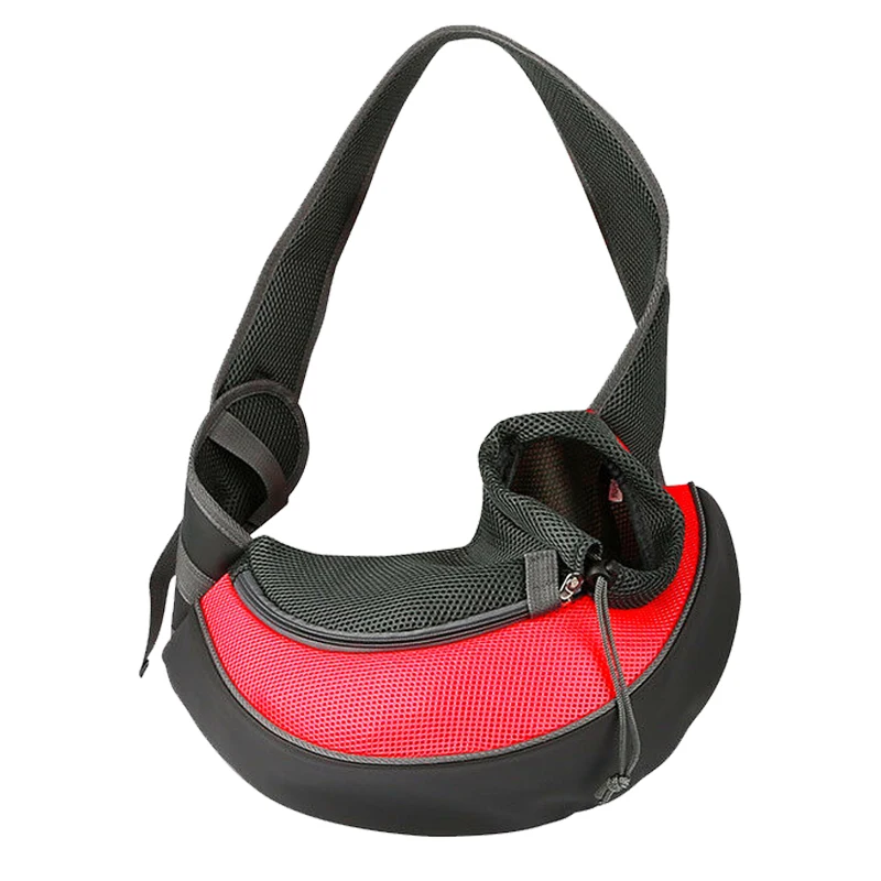 Red Pet Puppy Carrier S/M Открытый Путешествия собака сумка сетка Оксфорд один комфорт слинг Сумочка Сумка - Цвет: Red