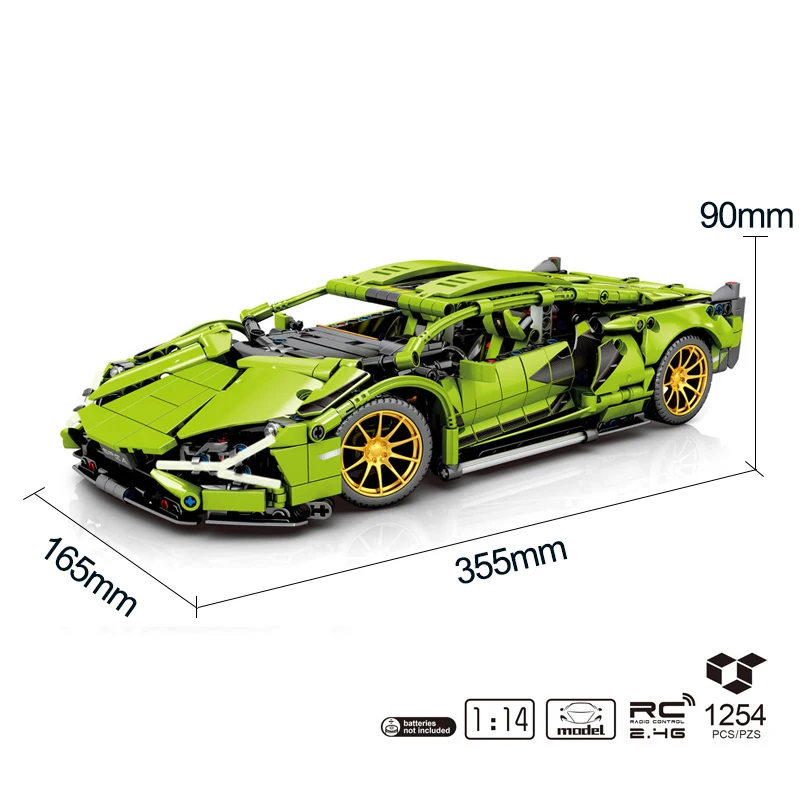 

High-tech Series City Mechanical Racing Speed Car Building Blocks Bugattied Creator Sport Vehicle Model Bricks Toys Gift For Boy