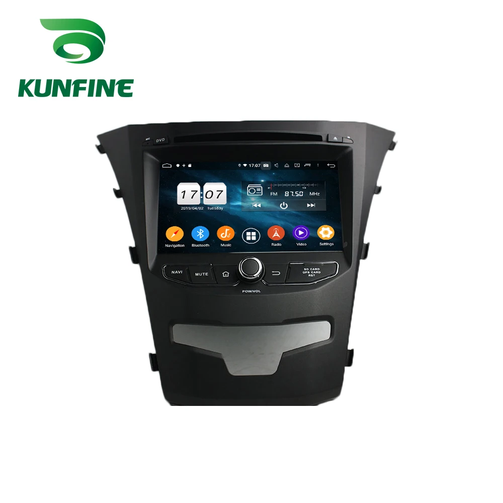 Мультимедийный плеер SsangYong Korando Android 9 0 8 ядер 4 Гб ОЗУ 64 ПЗУ DVD GPS автомагнитола