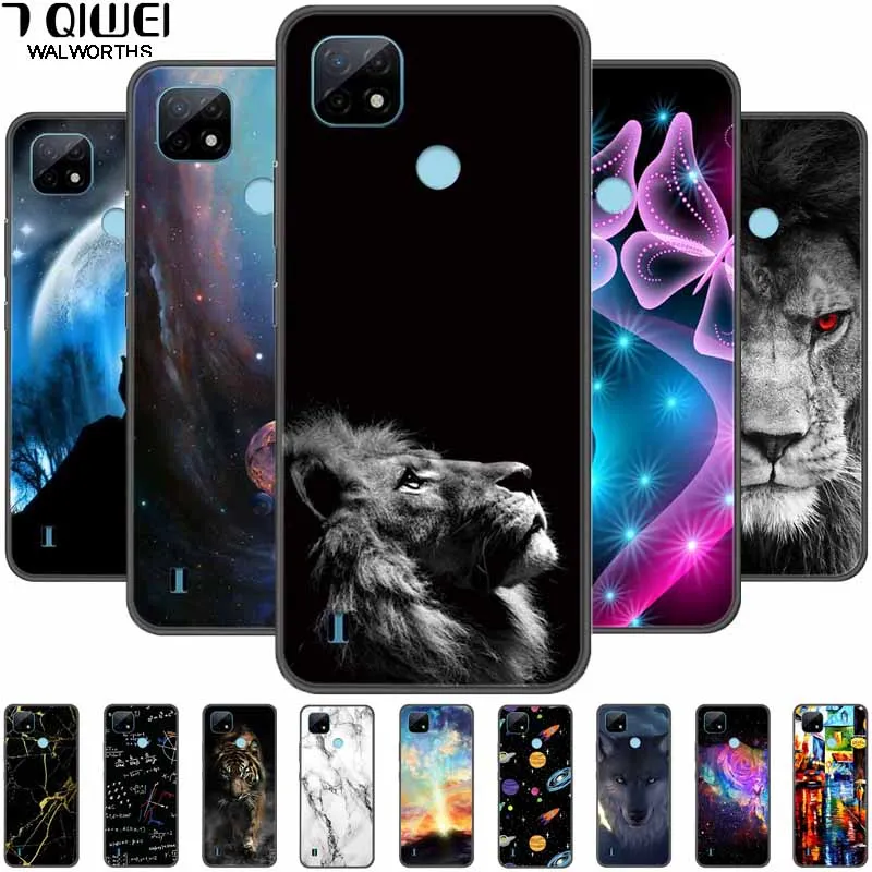 

Phone Case For Realme C21 C21Y Cover Soft TPU Silicone Bumper Cases for OPPO Realme C25 C20 C11 2021 Case Shockproof C 21