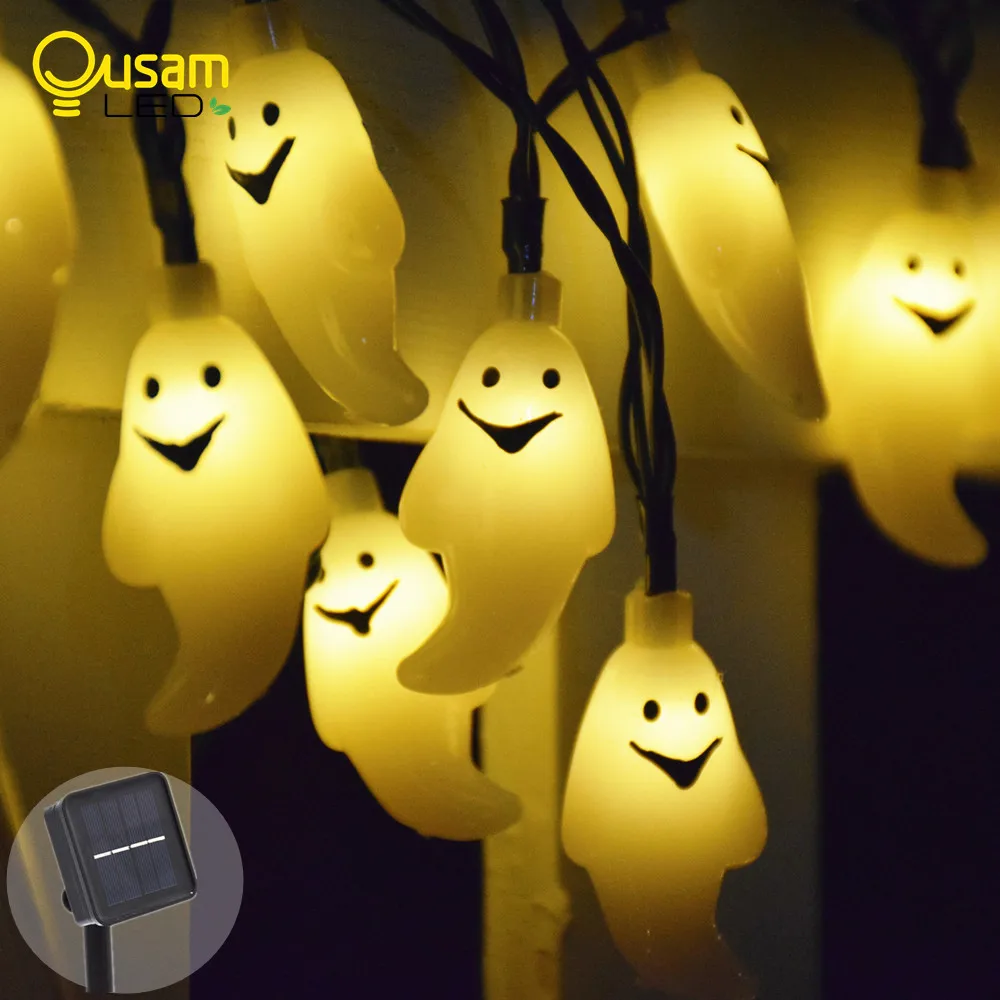 Солнечный светодиодный призрак строка светильник s для создания сказочной