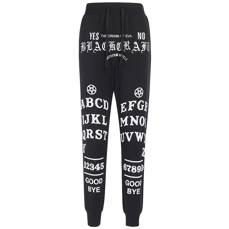 

Winter cartoon printing black graffiti wearing tights sports leggings flower trousers