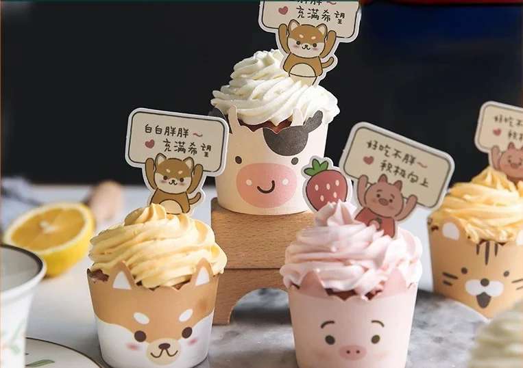 

Бумажная фольга для вечевечерние, украшение для выпечки, Маленькие искусственные круглые средние упаковочные инструменты, кексы для Хэлло...