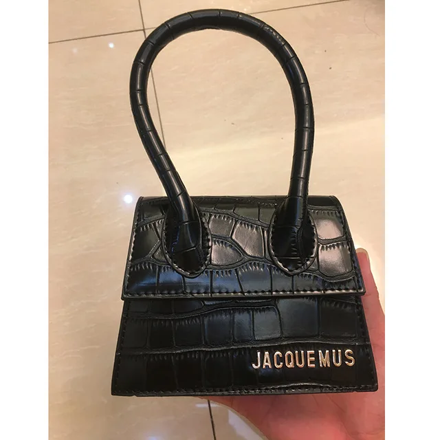 black Jacquemus, женская сумка, известный бренд, женские роскошные сумки, для женщин, сумки через плечо для женщин,, сумки-мессенджеры, маленькая сумка-тоут - Цвет: black