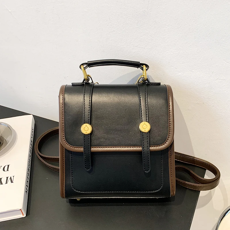 

2022 Women's Backpack Summer New Fashion Small Cute Leather Bag Leisure Travel Solid Color Bag Back Pack Purse for Women