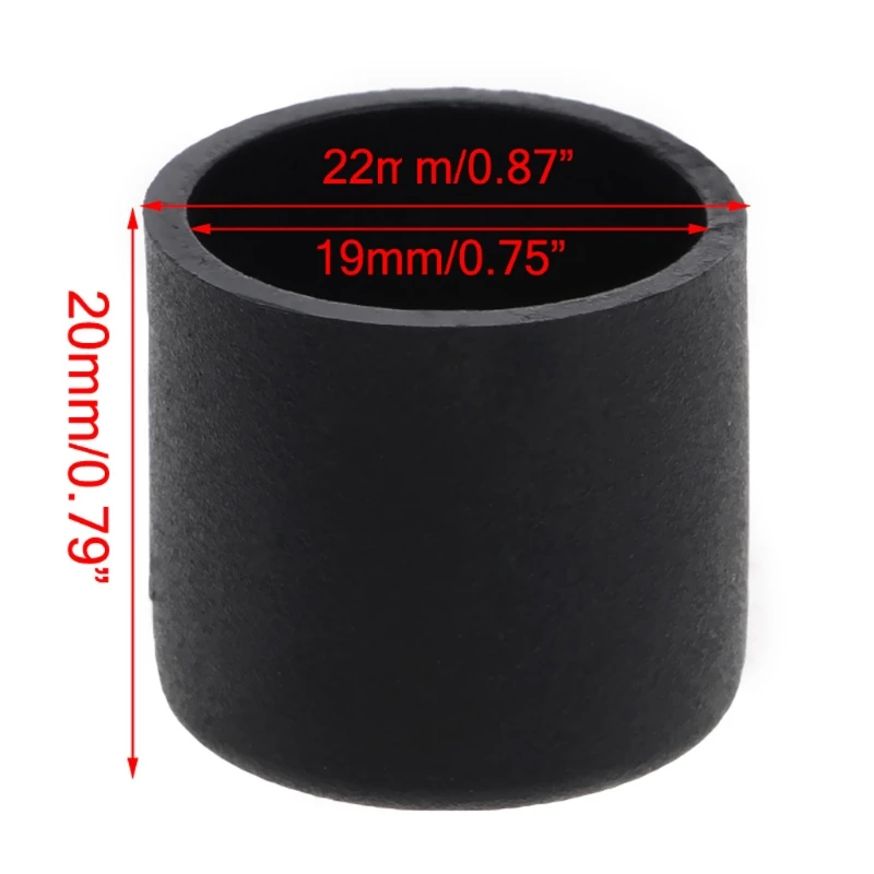 

4 Pcs Chair Ferrule 19mm 3/4" Bottom Protector Furniture Table Feet Leg Tip End