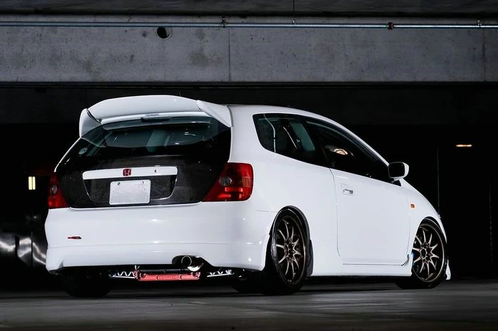 Для Honda 02-05 Civic EP3 Mugen стиль стекловолокна хэтчбек крыла спойлер (USDM) MU FRP
