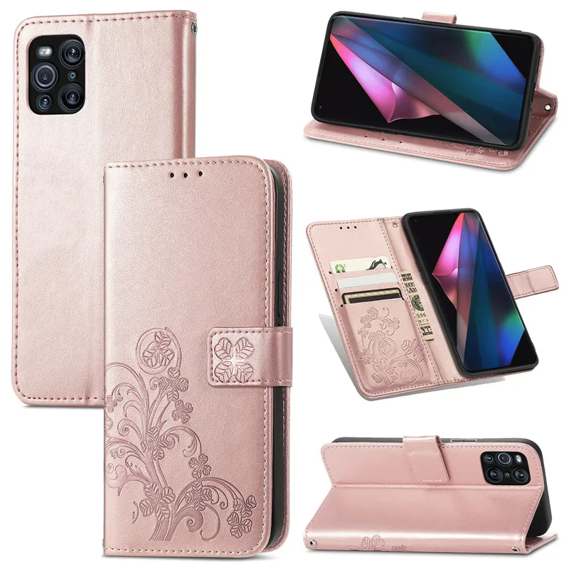 

Кожаный чехол для телефона OPPO Find X3 Pro, чехол для Find X3 Pro, чехол s, ударопрочный силиконовый флип-кошелек, чехол для Find X3 Pro