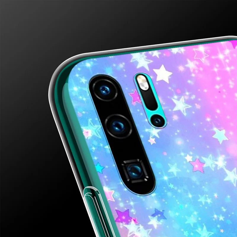 

Pastel Rainbow Art For Honor V30 30S 30i 30 View 20 V20 20E 20i 20S Lite Pro Plus 5G Phone Case