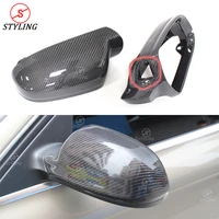 carbon mirror cover for audi rs5 b8 5 s5 a4 a5 carbon fiber rear side view mirror cover with lane assist 2010 20132014 2015 2016