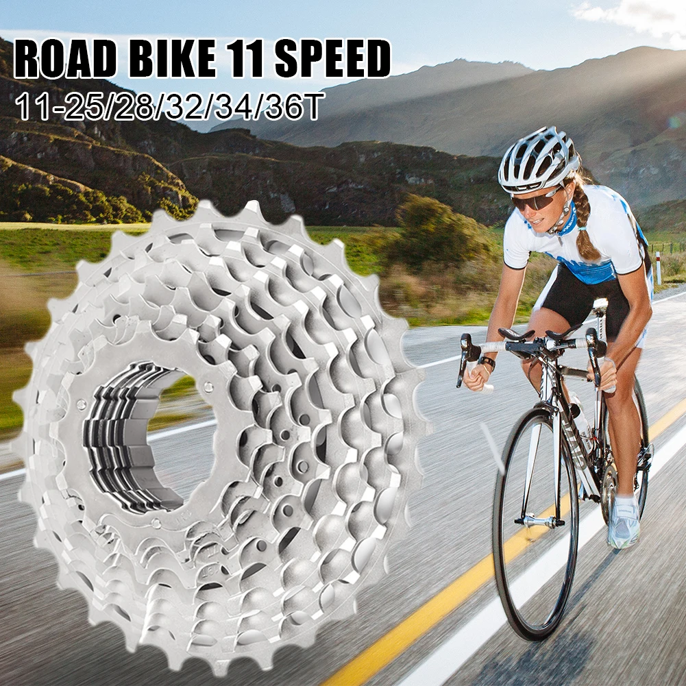 

Road Bike 11 Speed Cassette 11-25T/28T/32T/34T/36T Bicycle Freewheel for Shimano SRAM HG Hub Bike Accessories