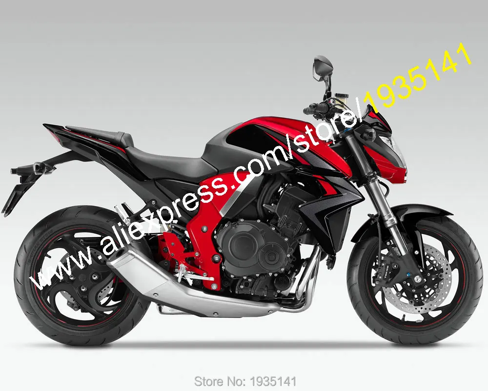 Для Honda CB1000R 2008 2009 2010 2011 2012 2013 сертификатом от сертификационной 1000R CB1000 R красные, черные Подержанный мотоциклетный обтекатель
