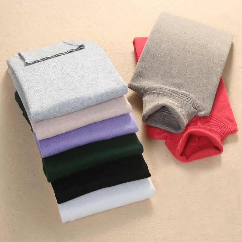 Wool Turtleneck Sweater Women 2019 Autumn Winter Cashmere Knit Women's Pullover Female Tricot Jersey Jumper Pull Femme | Женская