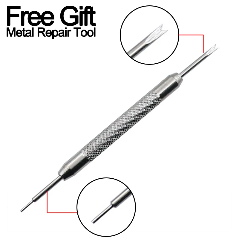 Отличные Пружинные штифты из нержавеющей стали 8 мм-27 мм ремешок для часов ремонт