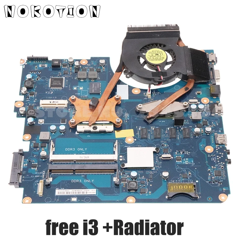 Материнская плата NOKOTION BA92 06966A для Samsung R540 06996B материнская ноутбука HM55 DDR3 HD4500 I3 +