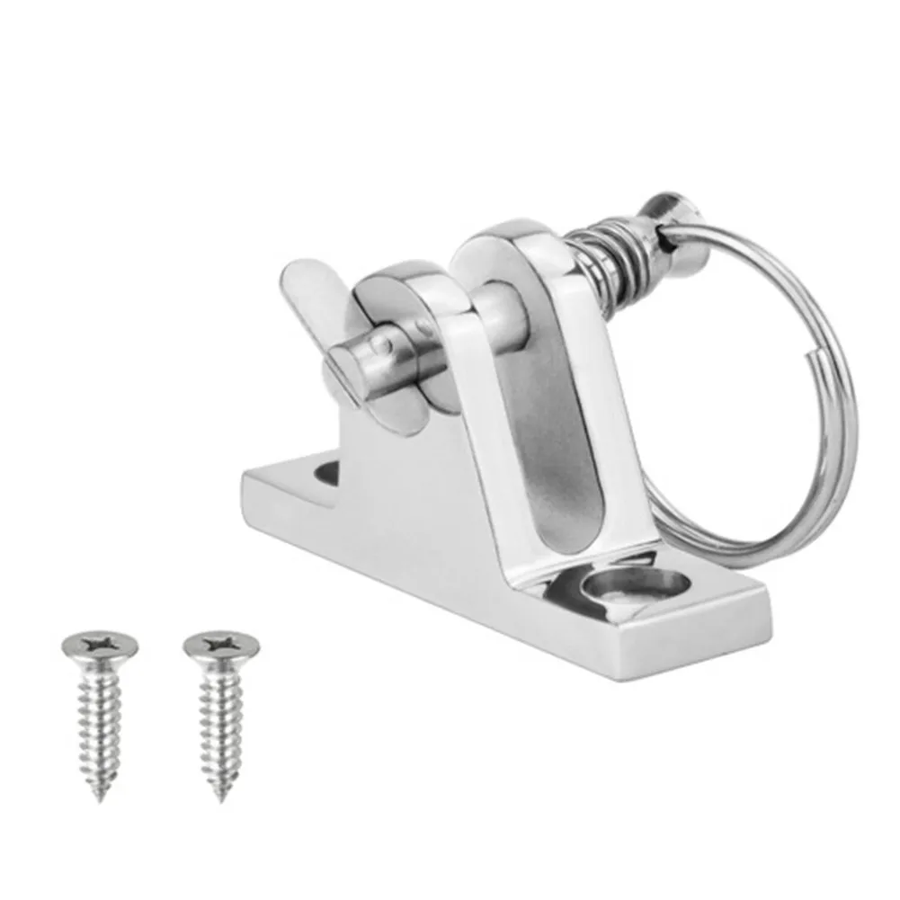 

90 Degree Boat Bimini Top Fitting Bimini Boat Deck Hinge Kayak Marine Pin