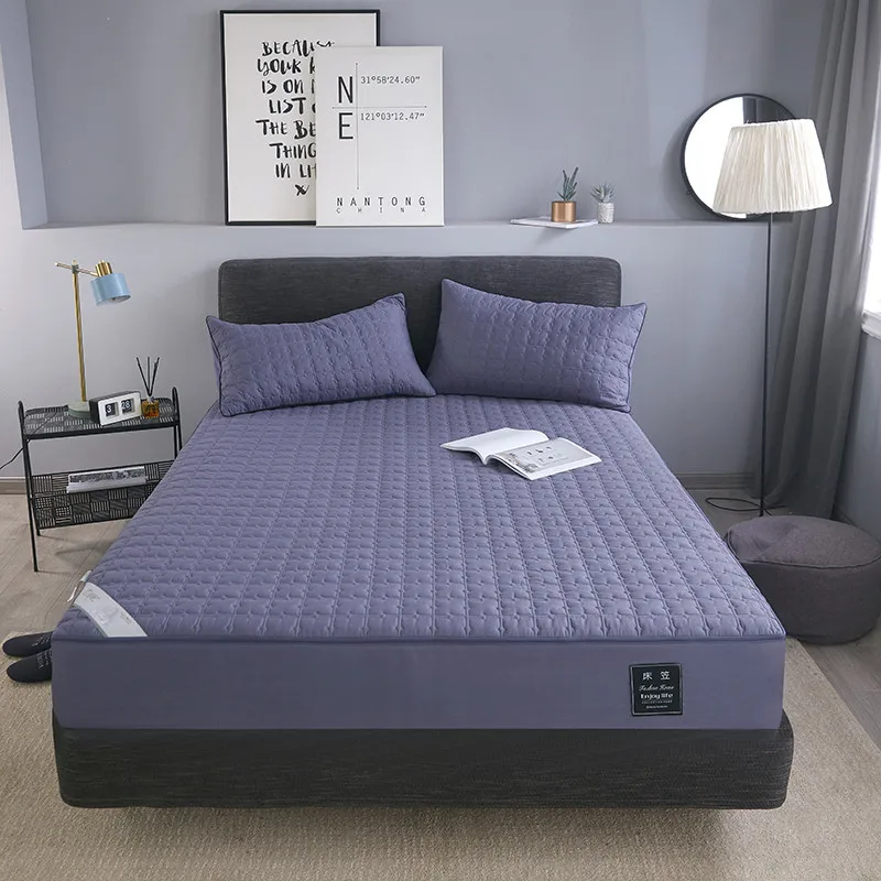 Хлопковый защитный матрас волнистой формы для кровати Bugs дышащий