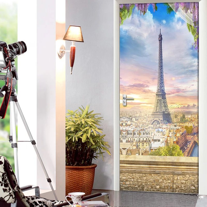 2 шт./компл. 3d наклейка на стену городская башня сделай сам настенное украшение