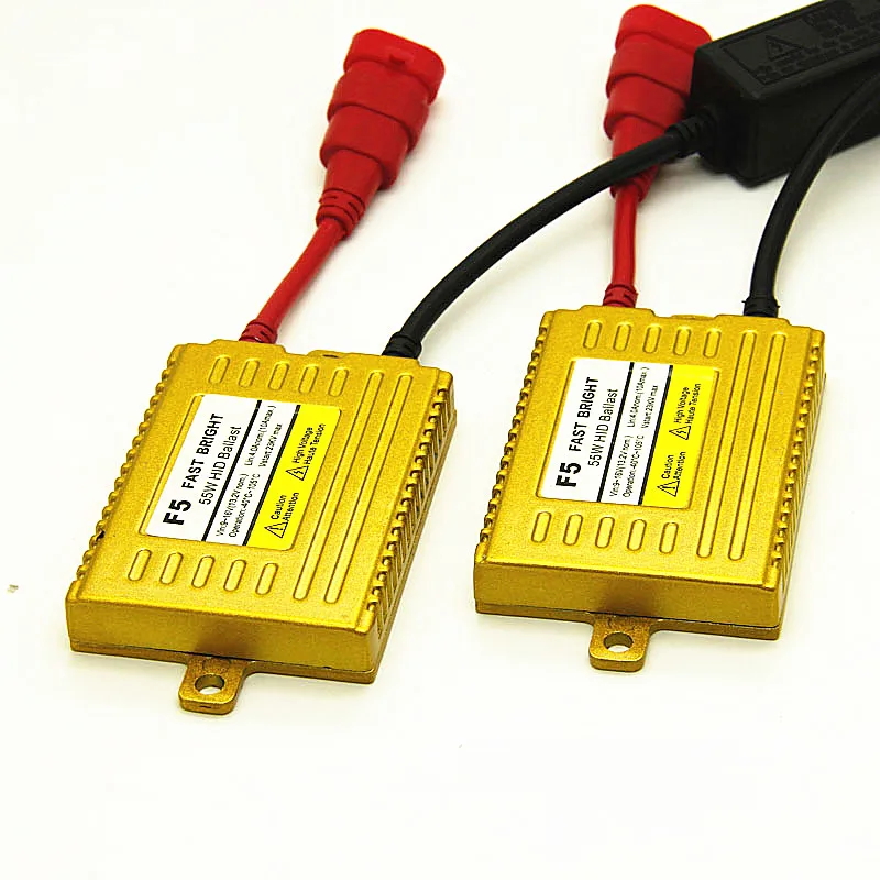 2 шт. 55 Вт Золотой hid балласт для ксенона H7 H11 9005 9006 H4 комплект переоборудования фар