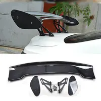Universal Carbon Fiber Car Racing Rear Trunk Spoiler Wings Car styling for All Cars Sedan 4 Door GT Style for BMW For VW