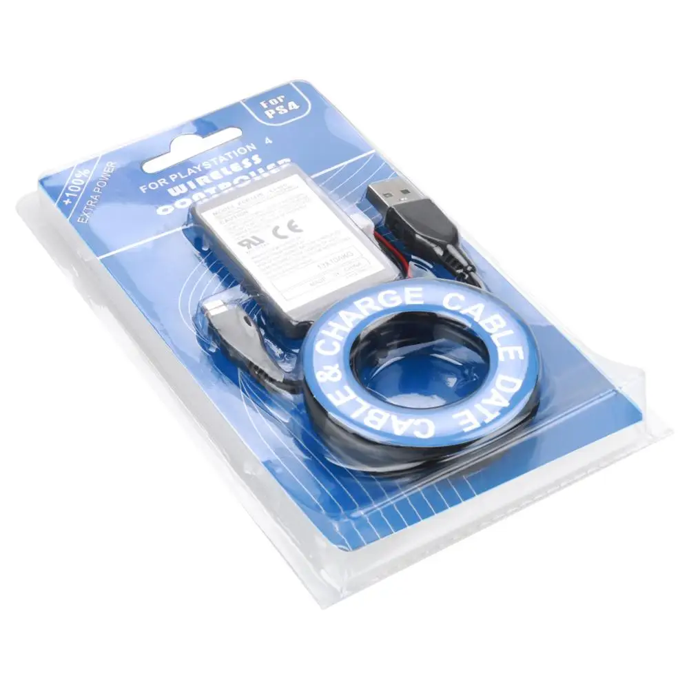 1 шт. перезаряжаемая литий ионная батарея 2000 мАч с USB кабелем для беспроводного