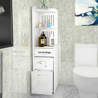 pvc bathroom vanity floor standing shelf storage cabinet wash basin shower corner shelf sundries home furniture storage racks