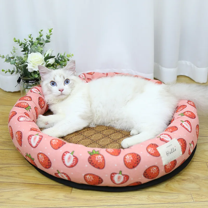 

Summer and Breeze Japanese Round Mat Cat Litter Pet Cold