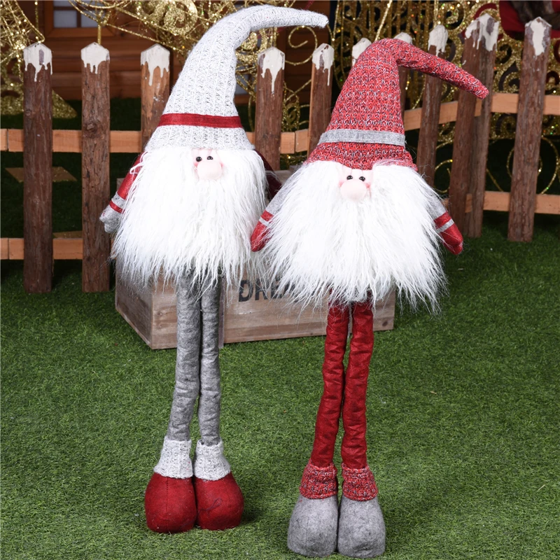 

2021 Christmas Ornaments Long-legged Dolls Dwarf Plush Christmas Decorations for The House Cute Villains Decorate the Home