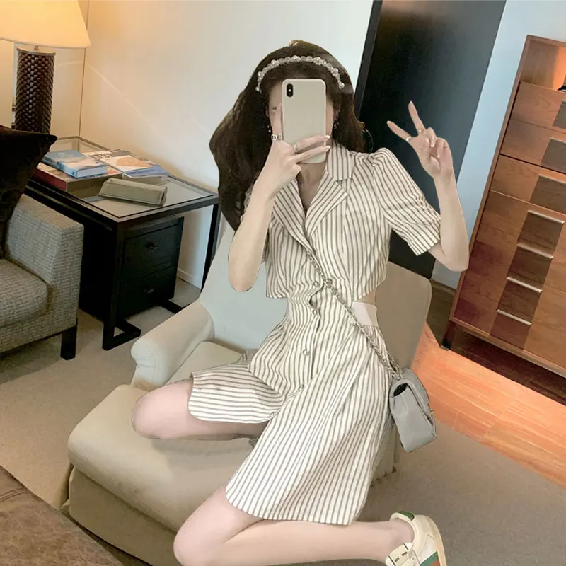 

KLTOPP 2021 Летний Новый стиль Хепберн может быть сладким или соленым