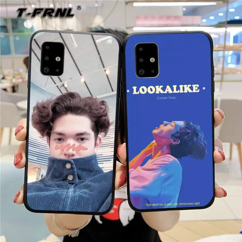 

Conan Gray Hard Plastic Phone Case For Samsung S5 S6 S7 S8 S9 S10 S20 S21 Edge Plus E Fe Lite Cover