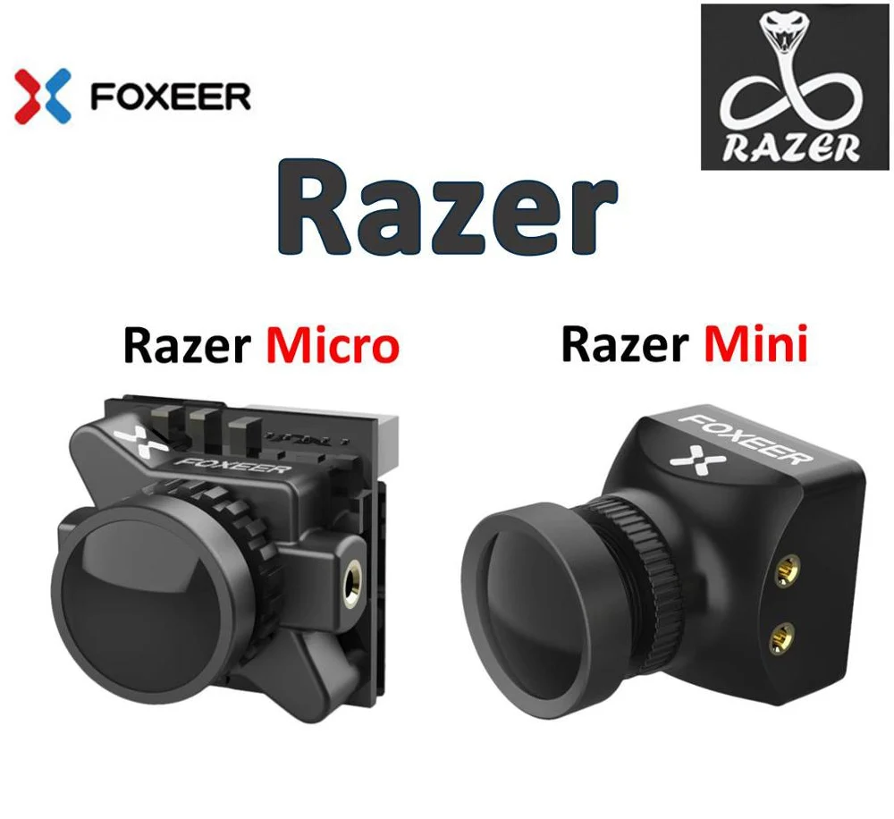 

Foxeer Razer Mini Razer Micro 1200TVL PAL/NTSC Switchable 4:3 16:9 FPV Camera For FPV Racing Drone Arrow Upgrade Version