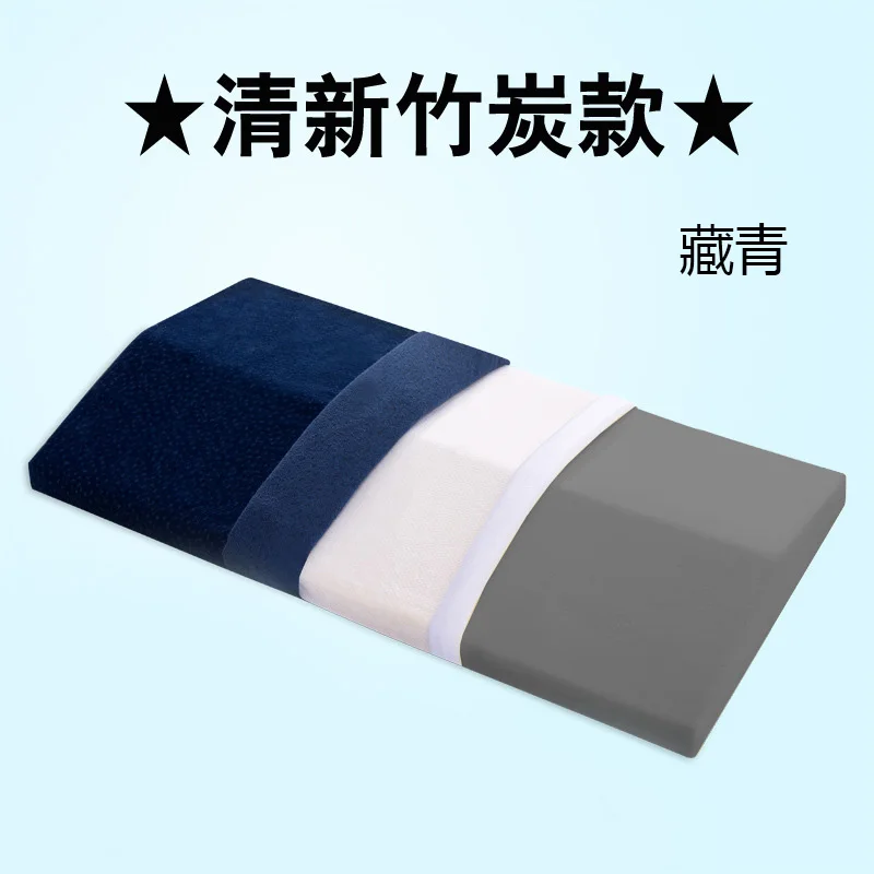 02 Navy Поясничная Подушка для сна, подушка для поддержки позвоночника, облегчение боли в пояснице, наполнитель для подушек, Корректор осанки, валик - Цвет: 02 Navy