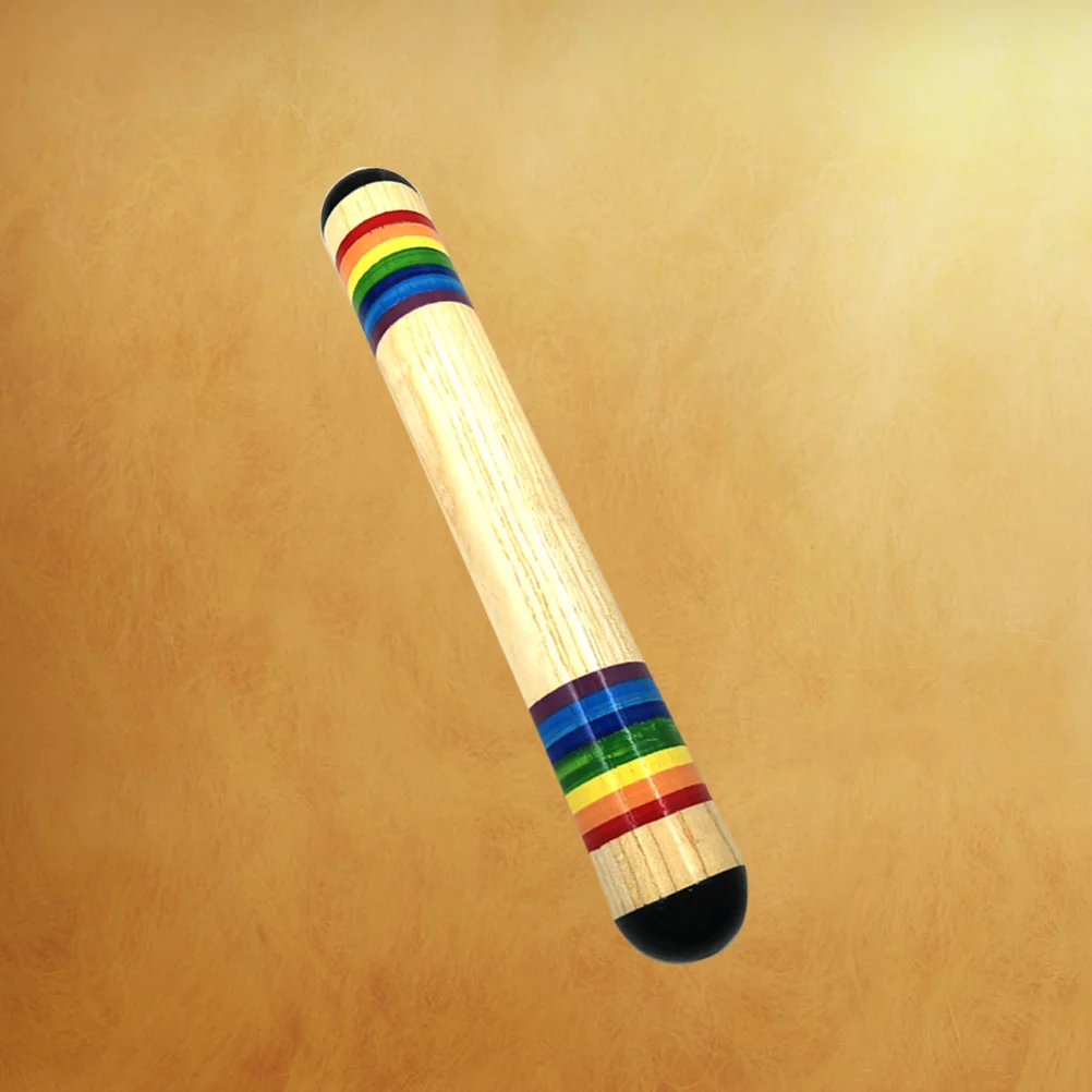 Детский инструмент Rainstick Деревянный с одним кольцом перкуссионный ритм