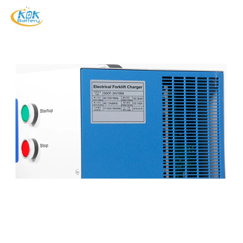 

24V 100A DC High-Frequency Battery Trolley Rickshaw Charger