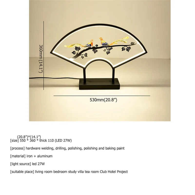 

DLMH Table Lamp Desk Resin Modern Contemporary Office Creative Decoration Bed LED Lamp for Foyer Living Room Bed Room