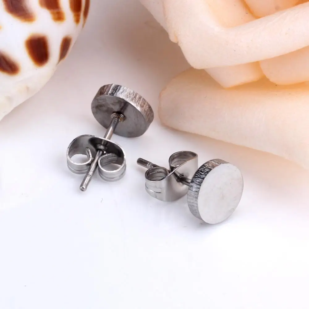 Женские серьги гвоздики из нержавеющей стали 10 парт| |