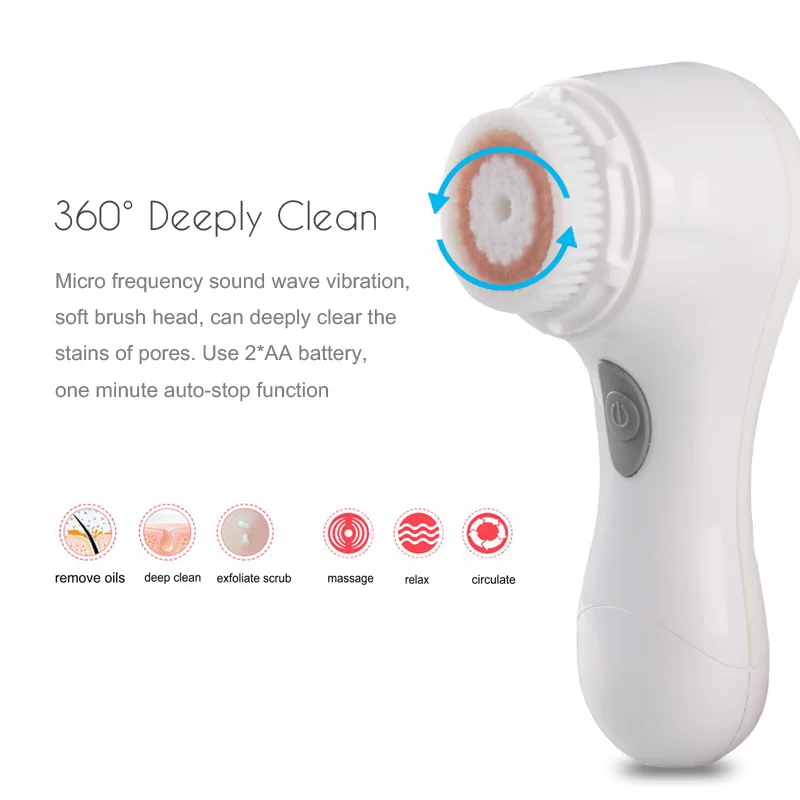 Вибрационное устройство для очистки лица SKINEAT глубокой пор электрический