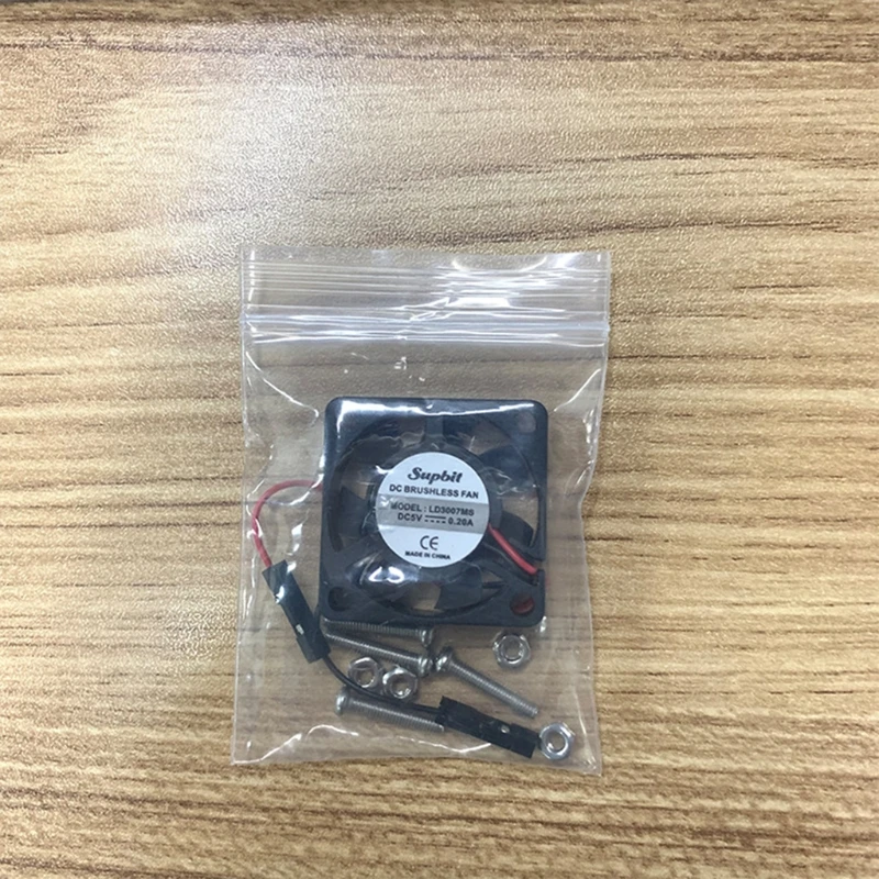 2Pcs DC Brushless Cooling Fan 30x 30mm Cooler Heatsink Radiator One-to-Two Pin 3.3V 5V for Raspberry Pi 3 B +/3/2/B +/NESPi D7WC |