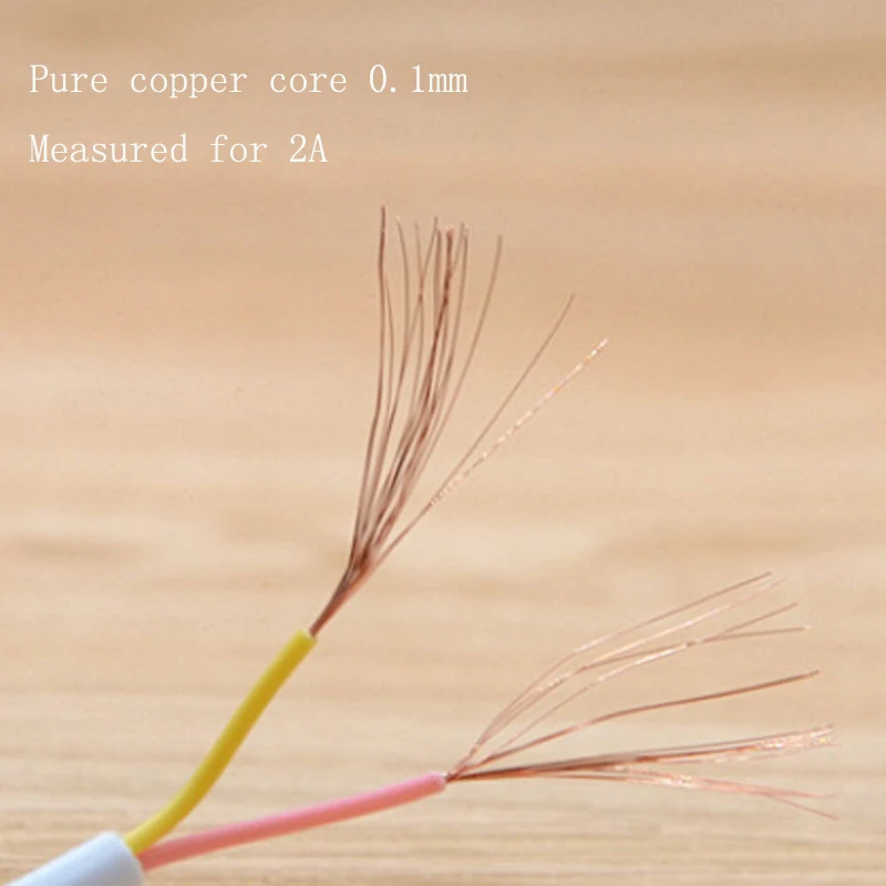 30 см V8 Android micro USB / Type-c зарядный кабель 2A чистая медная жила зарядная линия для